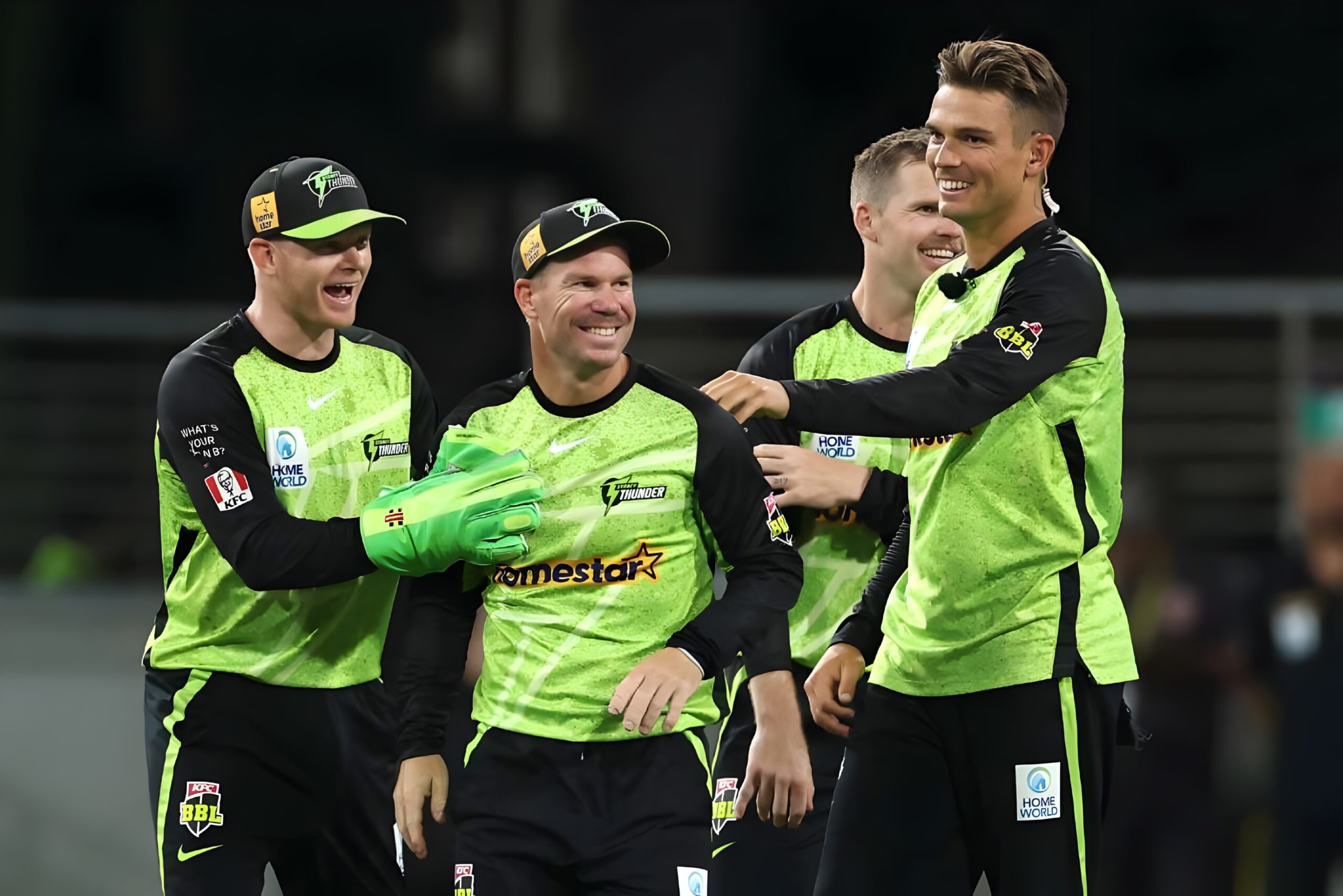 Warner’s Captaincy Comeback with Thunder Faces Tough Test from Hurricanes