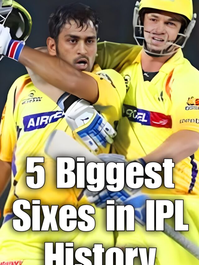 5 Biggest Sixes in IPL History