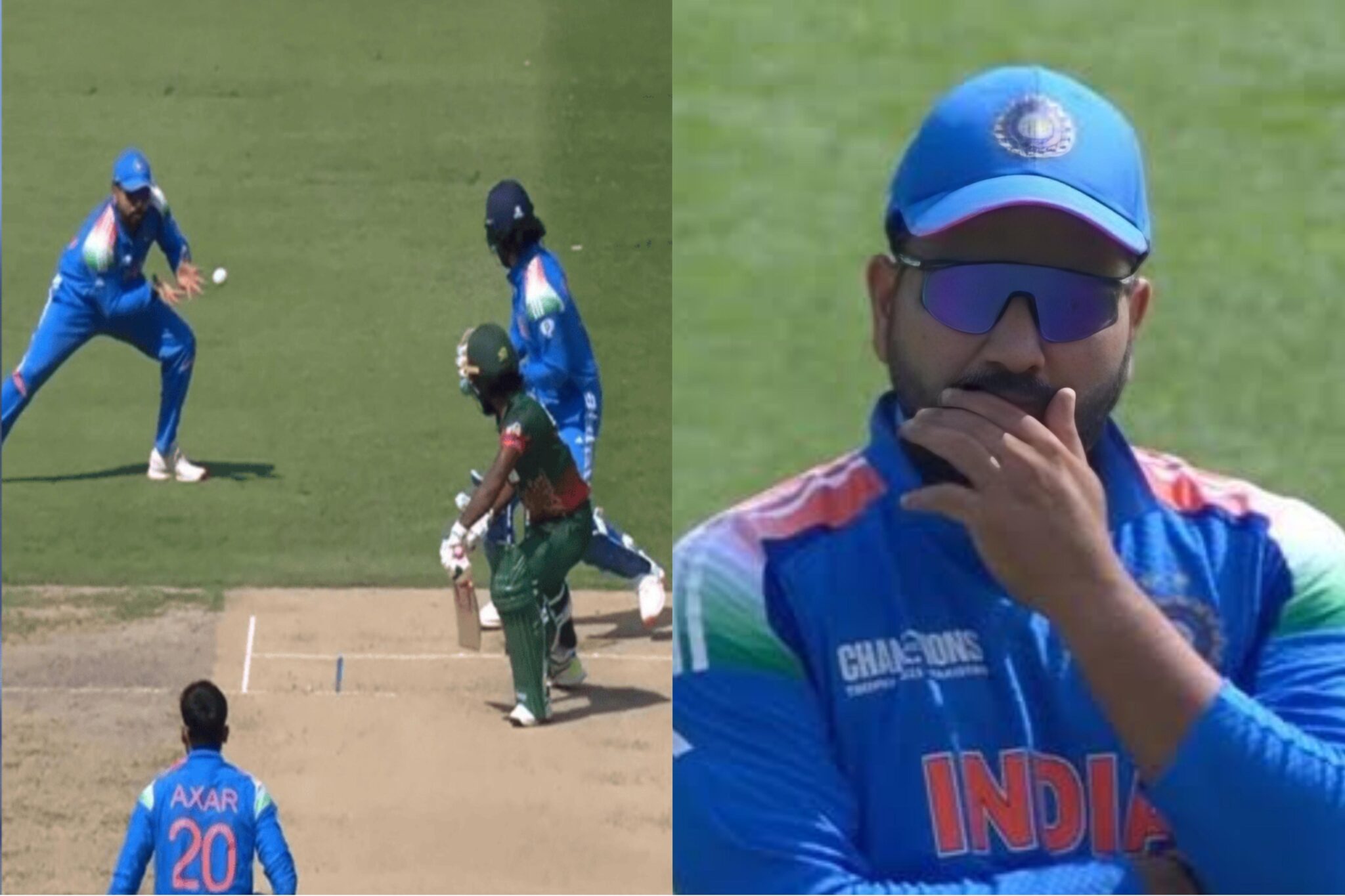 India vs Bangladesh Live: Rohit’s Drop, Axar’s Hat-Trick Chance Missed