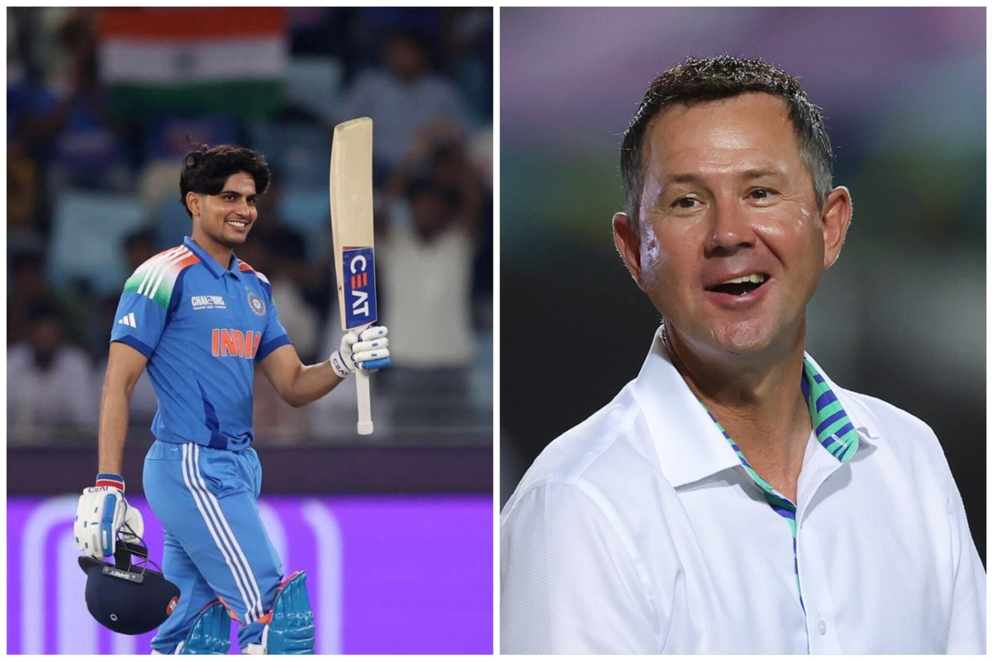 Ricky Ponting Backs Shubman Gill as World’s Top Batsman