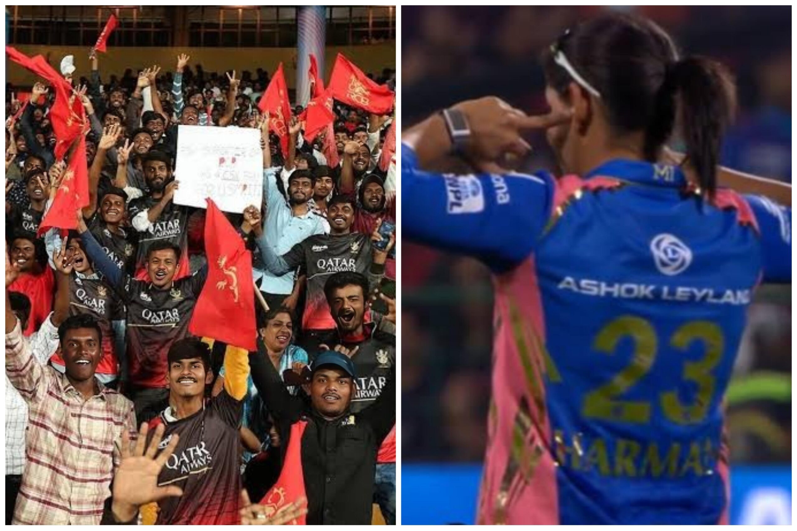 Harmanpreet Kaur Reacts to Deafening Cheers at Chinnaswamy