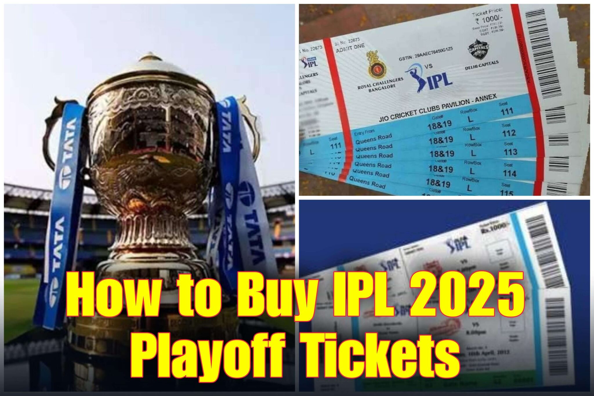 How to Buy IPL 2025 Playoff Tickets: A Complete Guide
