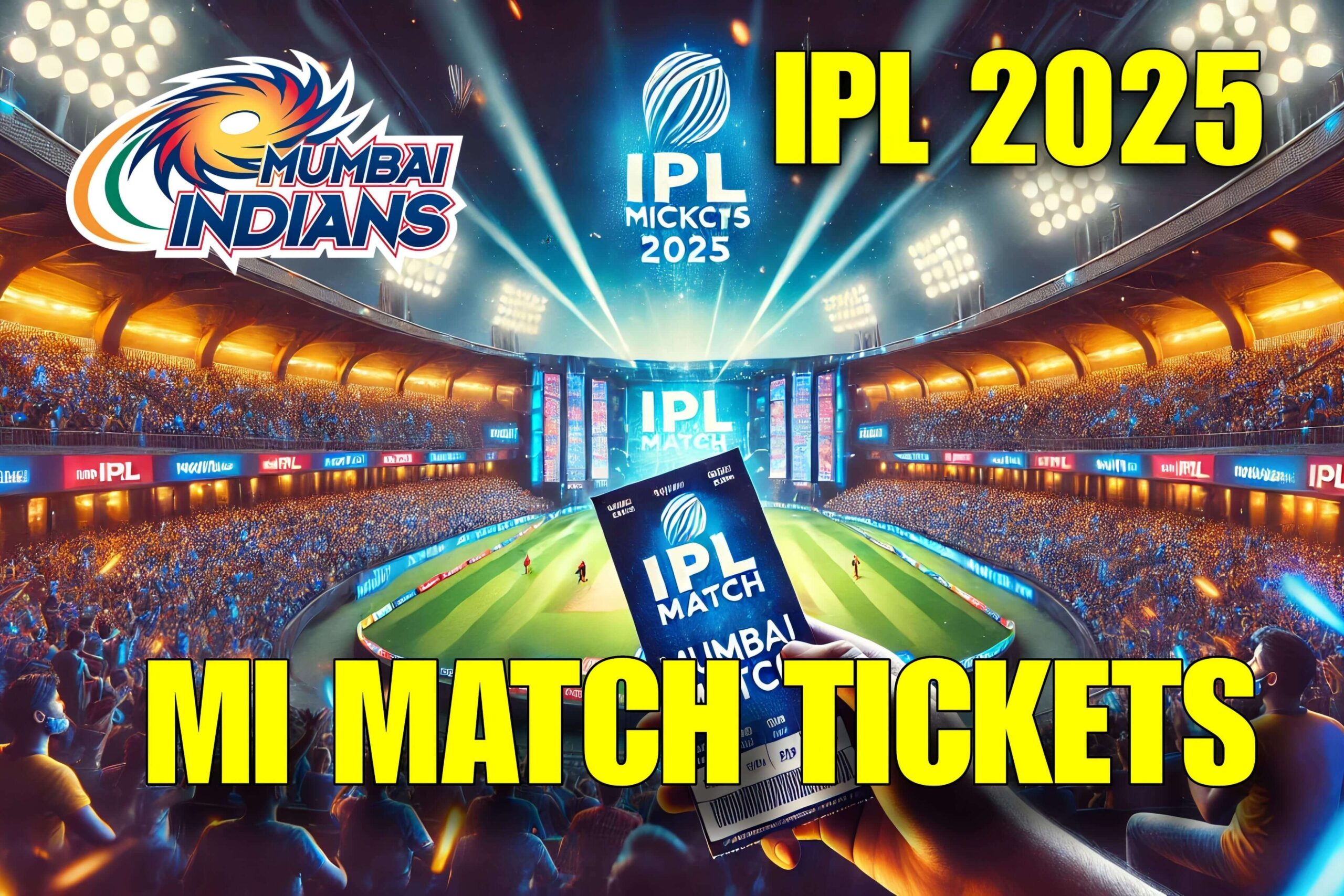 IPL 2025 Mumbai Match Tickets: Availability & Booking Guide