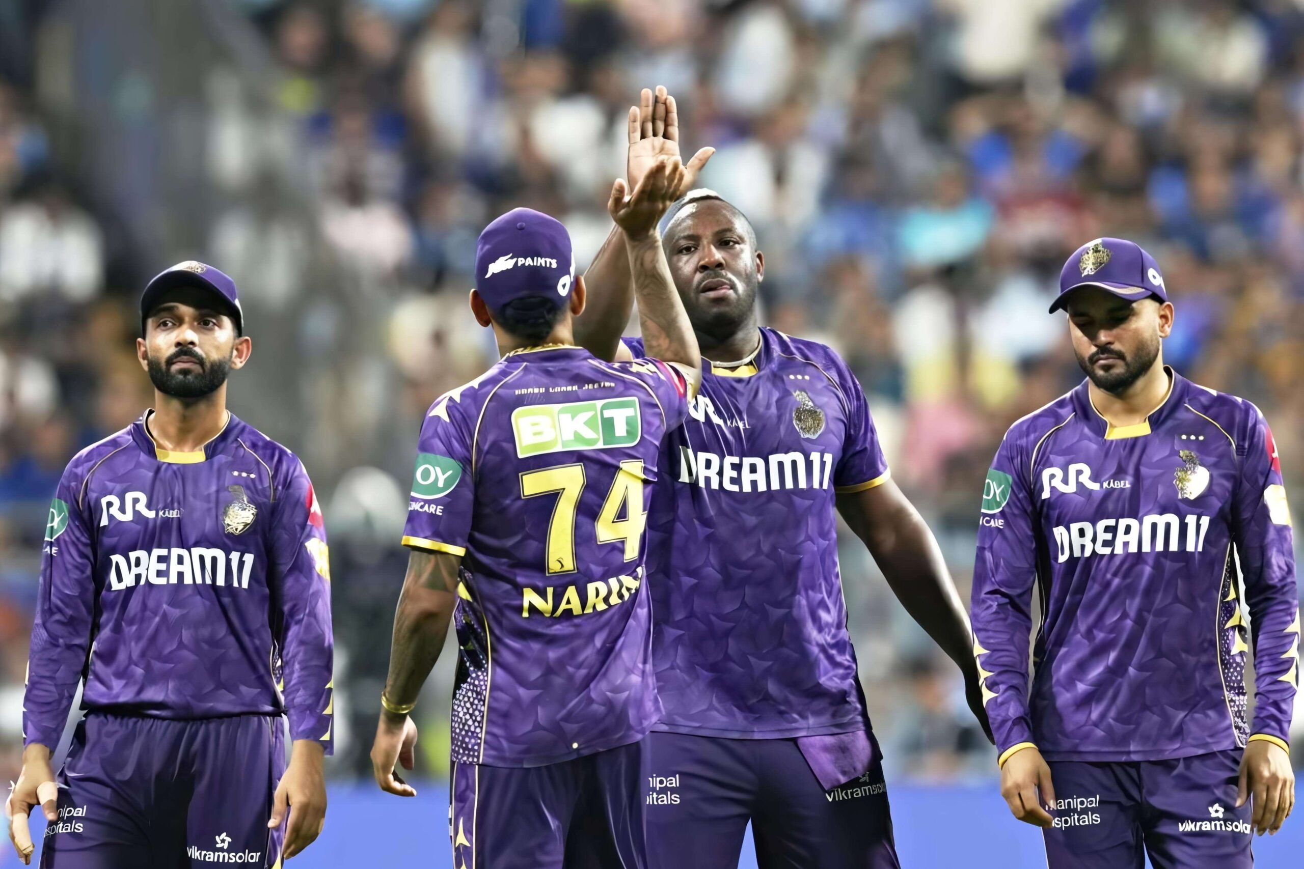 KKR Dominate SRH with 80-Run