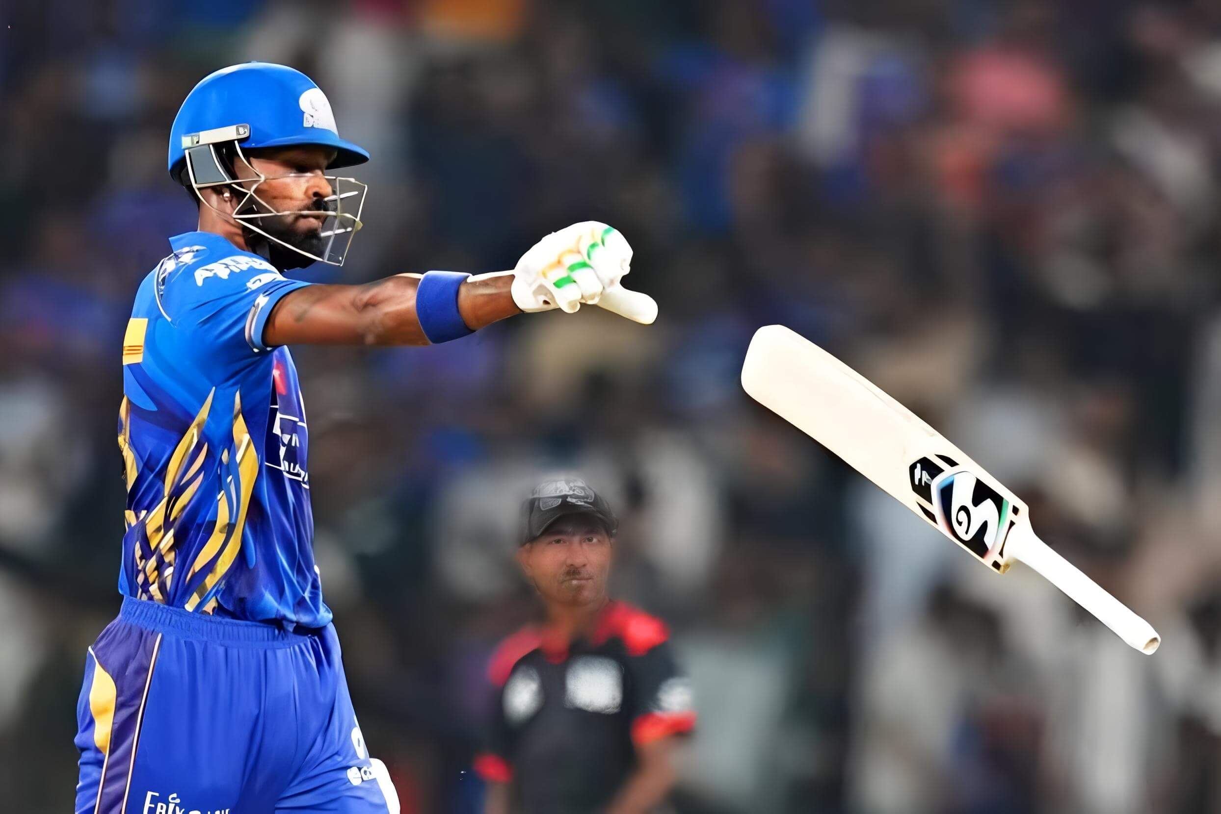 Hardik Pandya Furious Bat Throw Highlights MI Tactical Blunders in Final Overs vs LSG – IPL 2025