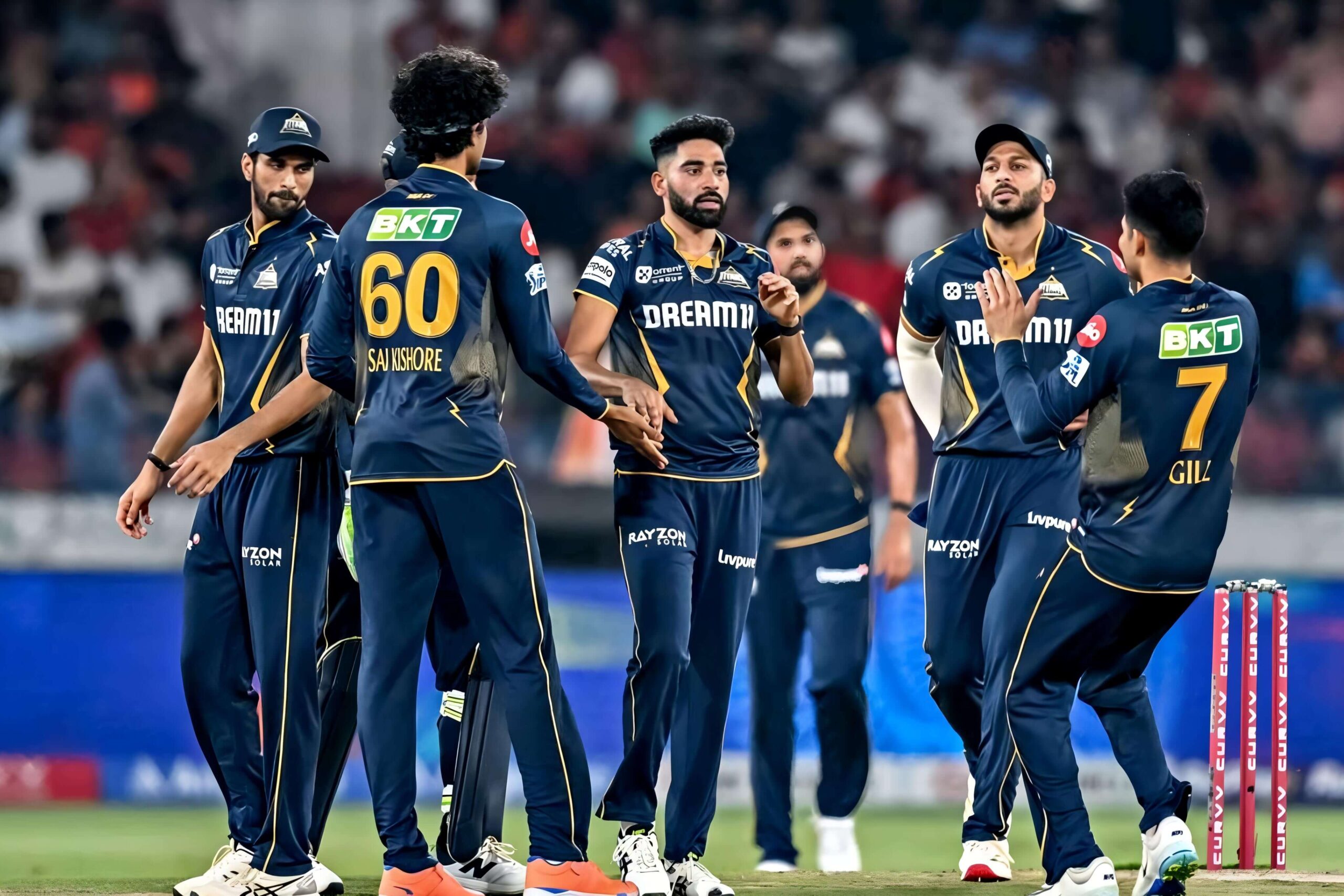 Gujarat Titans defeated Sunrisers Hyderabad by 7 wickets