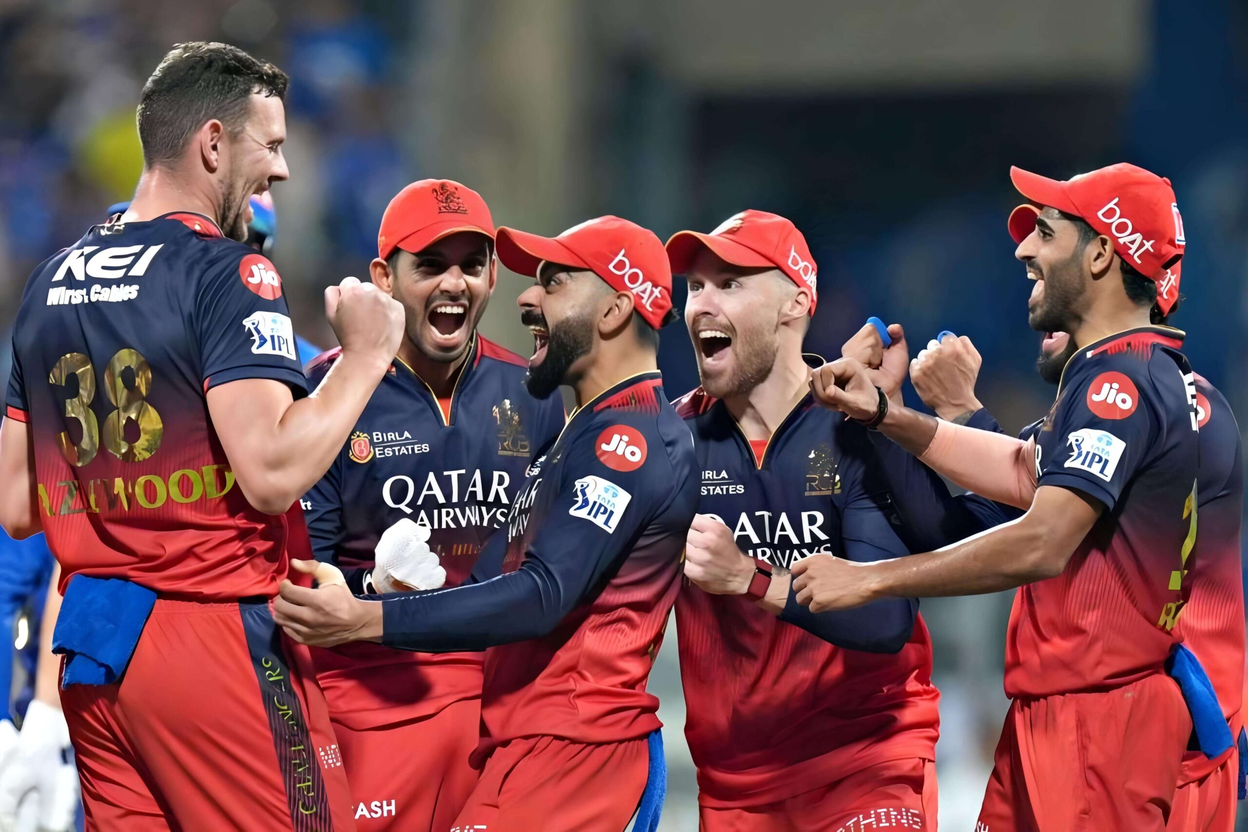 RCB vs MI,RCB Clinches a Thrilling 12-Run Victory at Wankhede