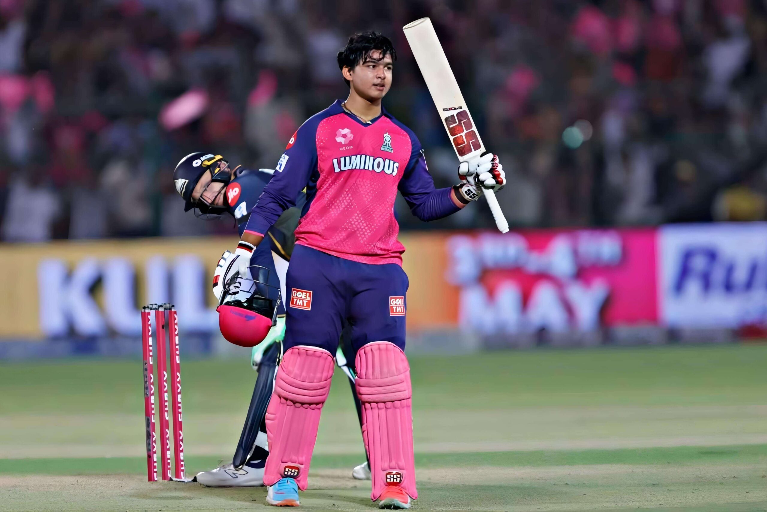 Vaibhav Suryavanshi Creates IPL History Hits Fastest Century 35 Ball 100 Run