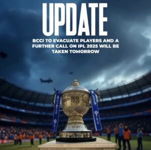 IPL 2025 Suspended for One Week Amid Rising India-Pakistan TensionsIPL 2025 Suspended for One Week Amid Rising India-Pakistan Tensions