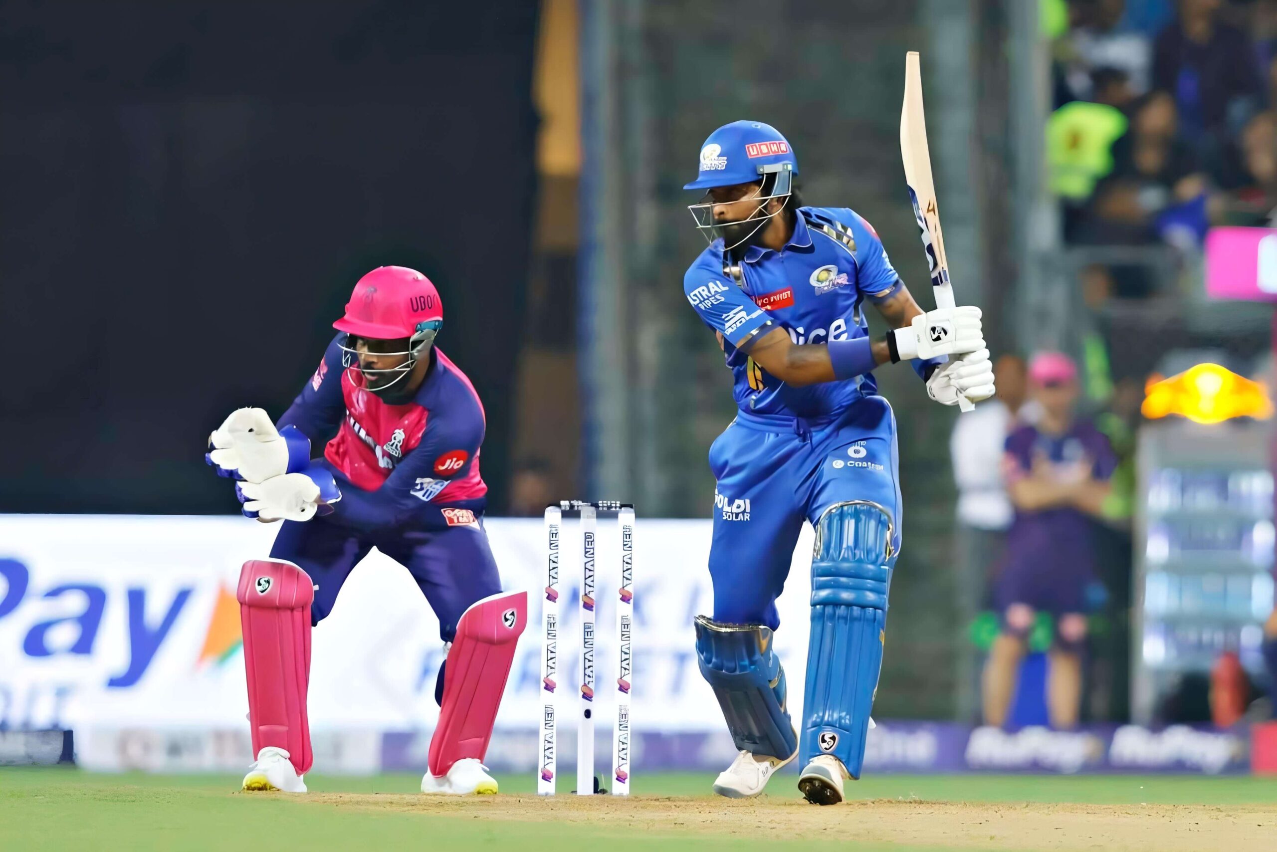 MI VS RR Match 50 MI WON BY 100 RUN IPL 2025
