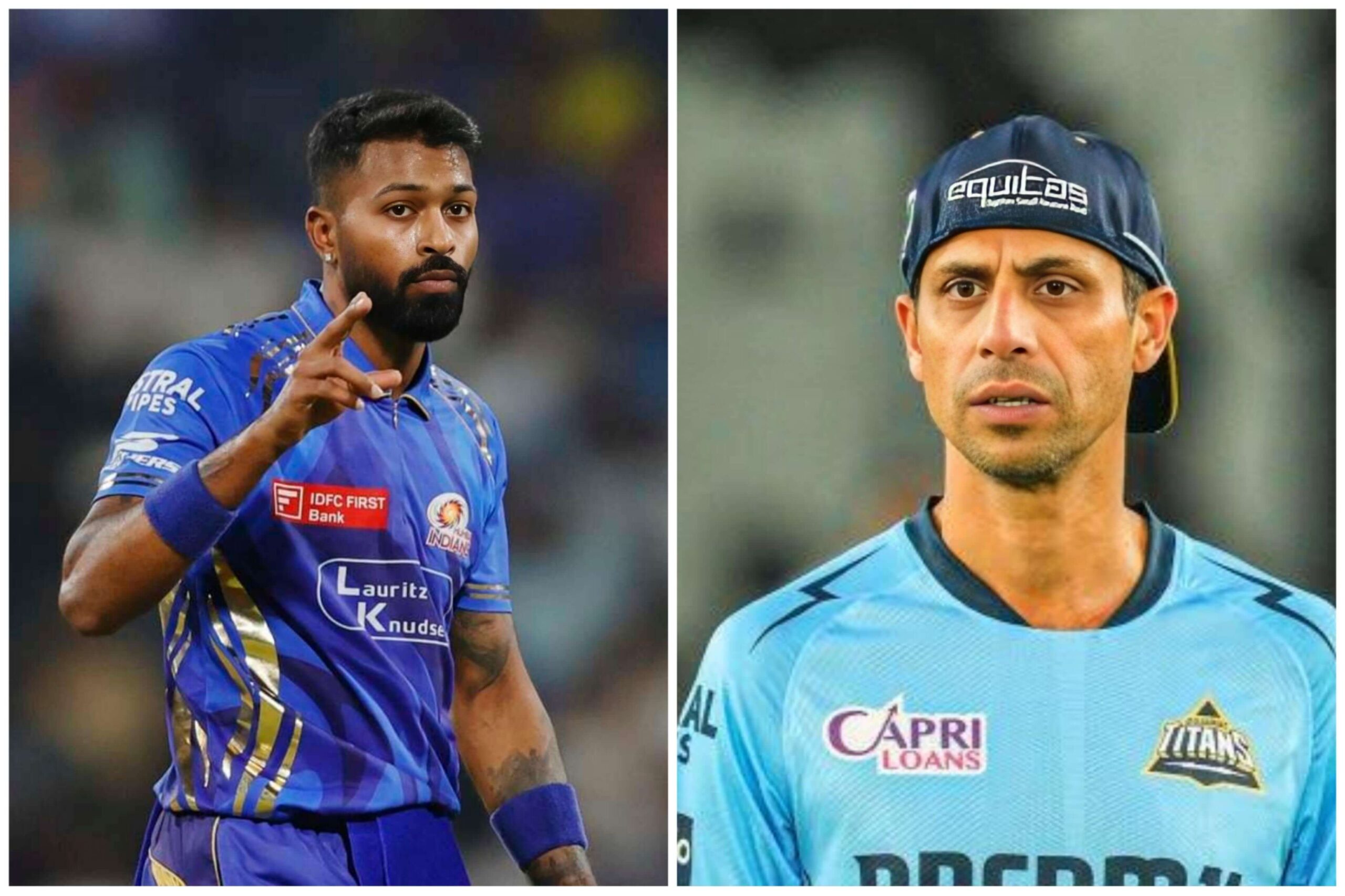 Nehra Fined and Hardik Penalised Again for Slow Over Rate in MI vs GT Clash