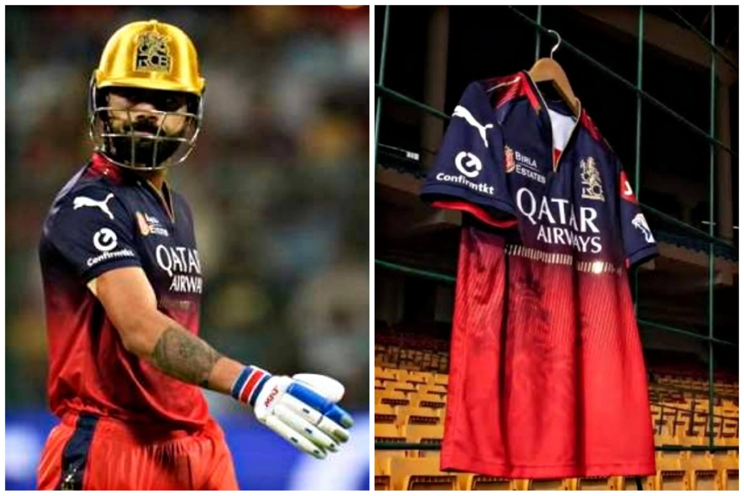 Kohli Fans Pay Tribute No RCB Jersey Only Test Whites