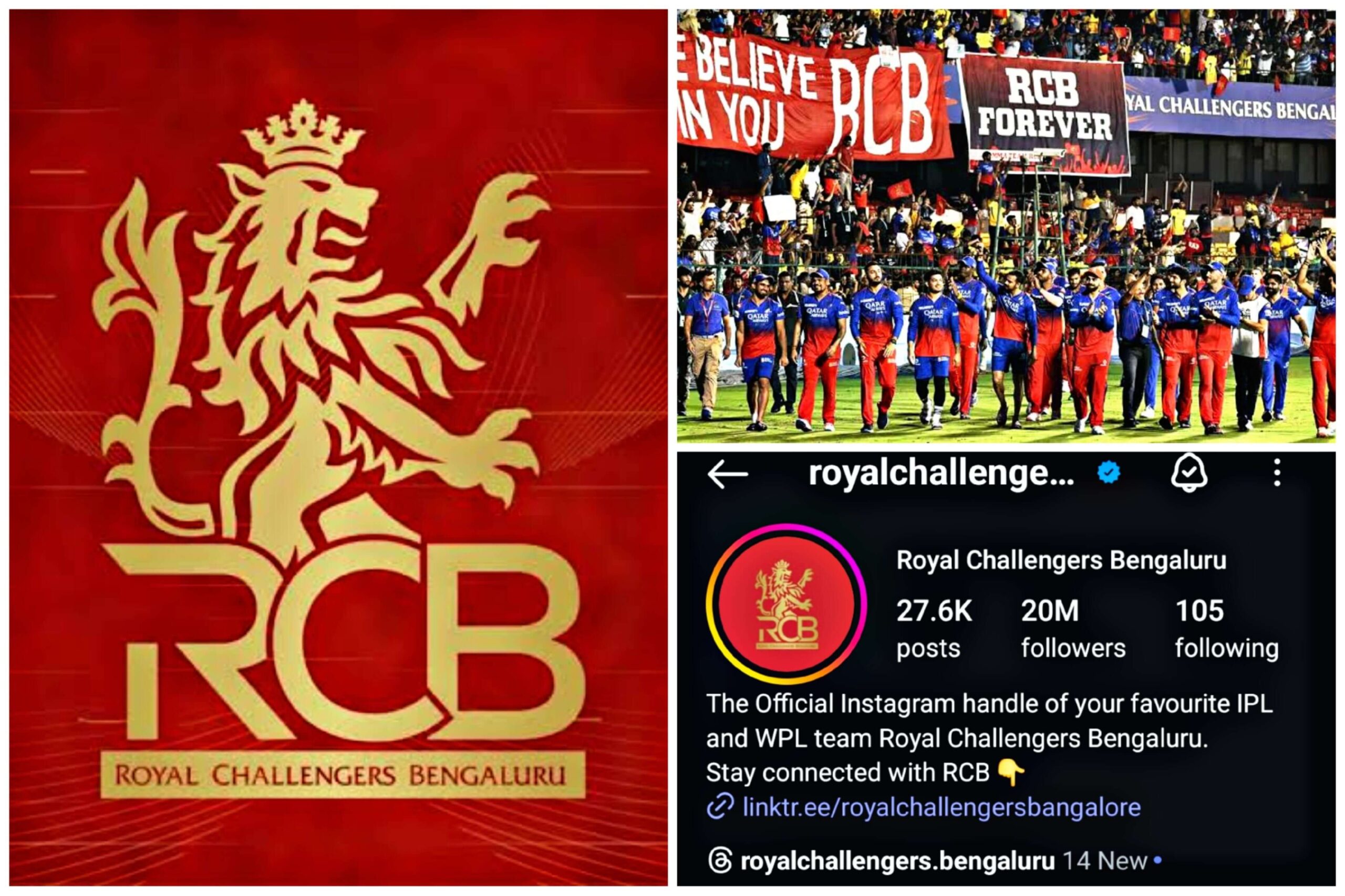 RCB Becomes First IPL Team with 20 Million Instagram Followers