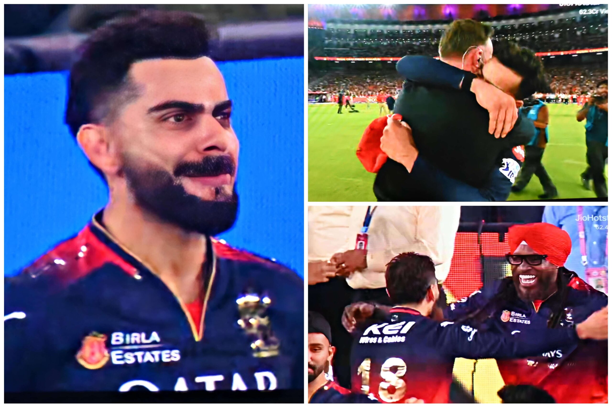 RCB Season 18 Dream Kohli Emotional Reunion with Gayle &de Villiers