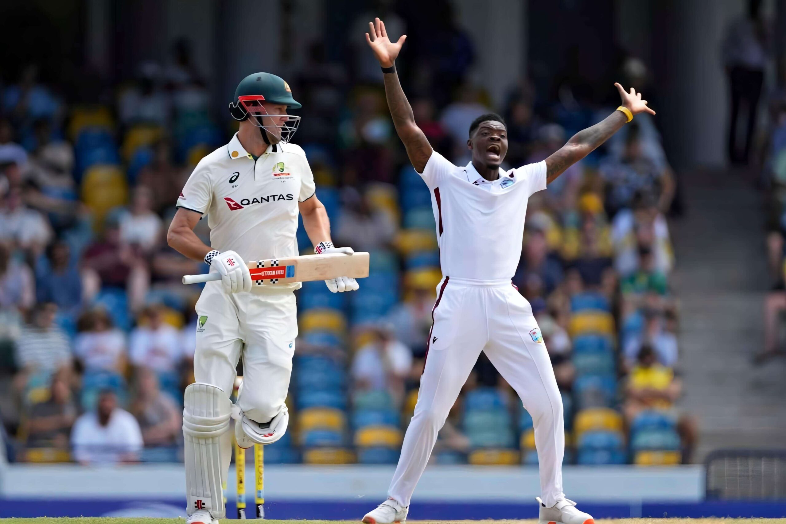 WI vs AUS Test Head Leads Aussie Fight After WI Take Lead